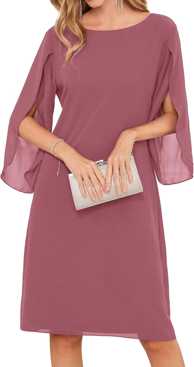 GRACE KARIN Womens Chiffon Dresses for Elegant Occasions