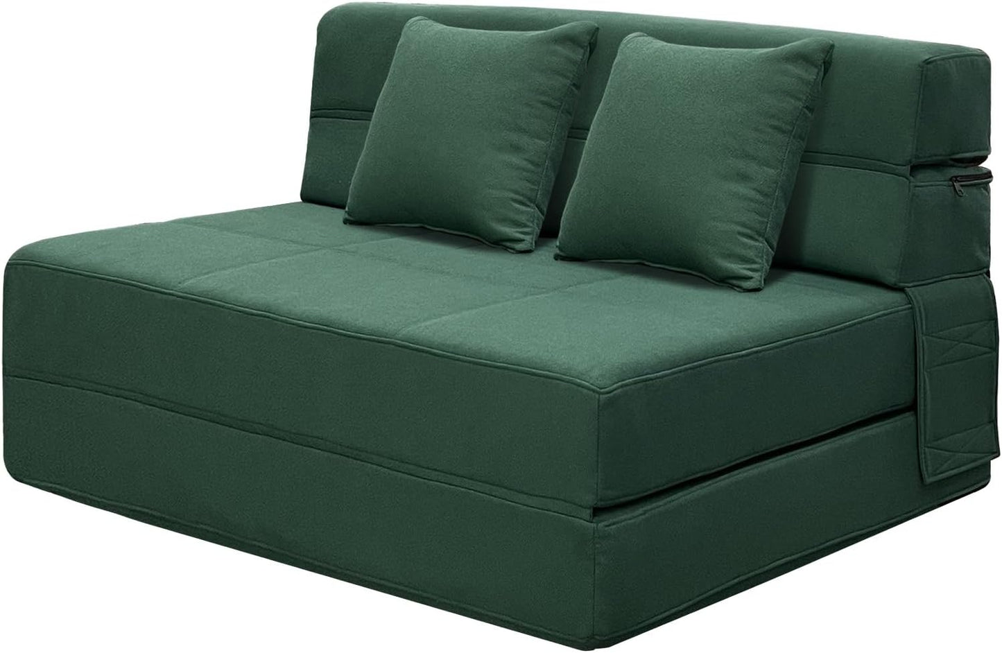 ANONER Fold Out Couch Bed Memory Foam Sleeper Chair for Comfort