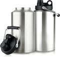 1 Gallon Insulated Water Jug 128 oz Stainless Steel - Big Hydration