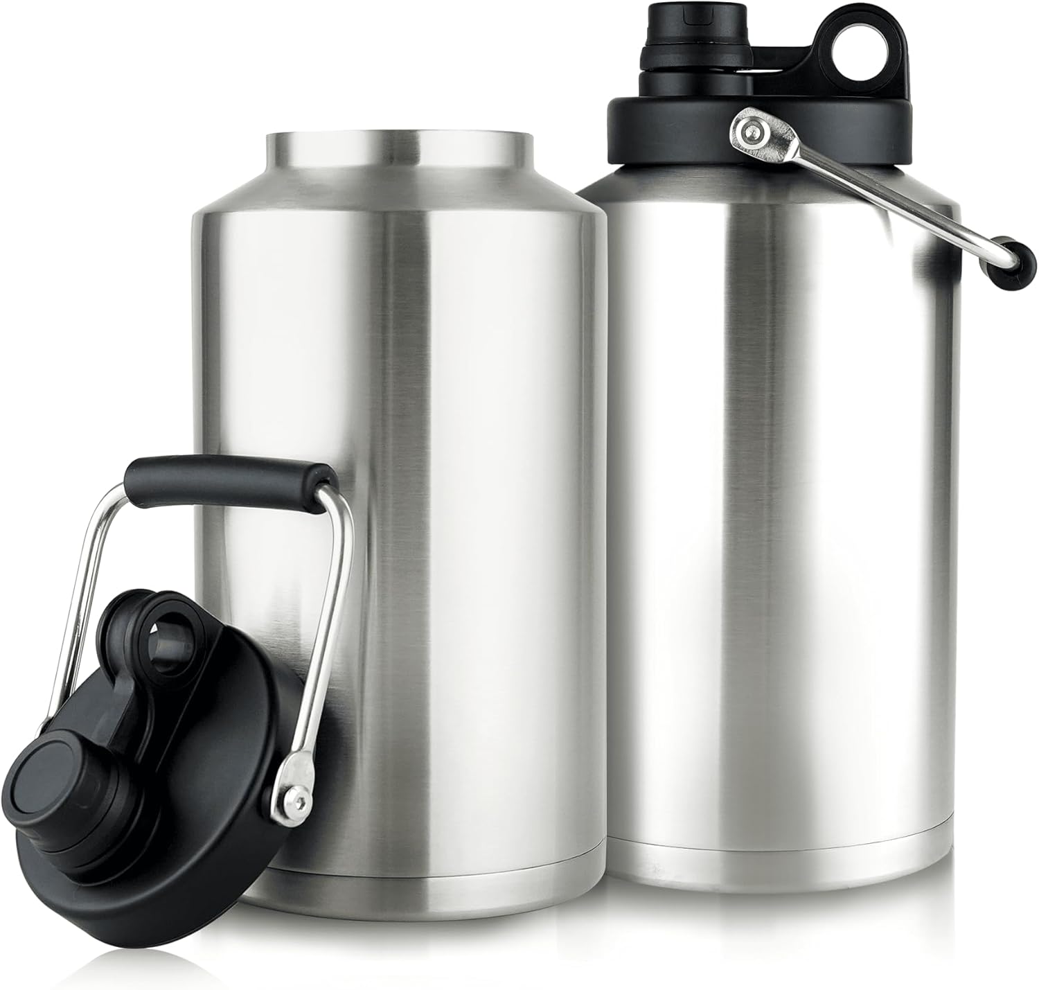 1 Gallon Insulated Water Jug Bottle - 128 oz Stainless Steel