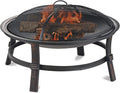 Endless Summer Brushed Copper Wood Burning Firebowl - Backyard Focal