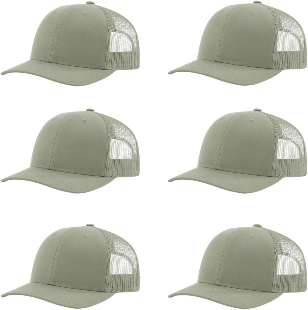 Richardson 112 Classic Six-Panel Adjustable Snapback Trucker Cap