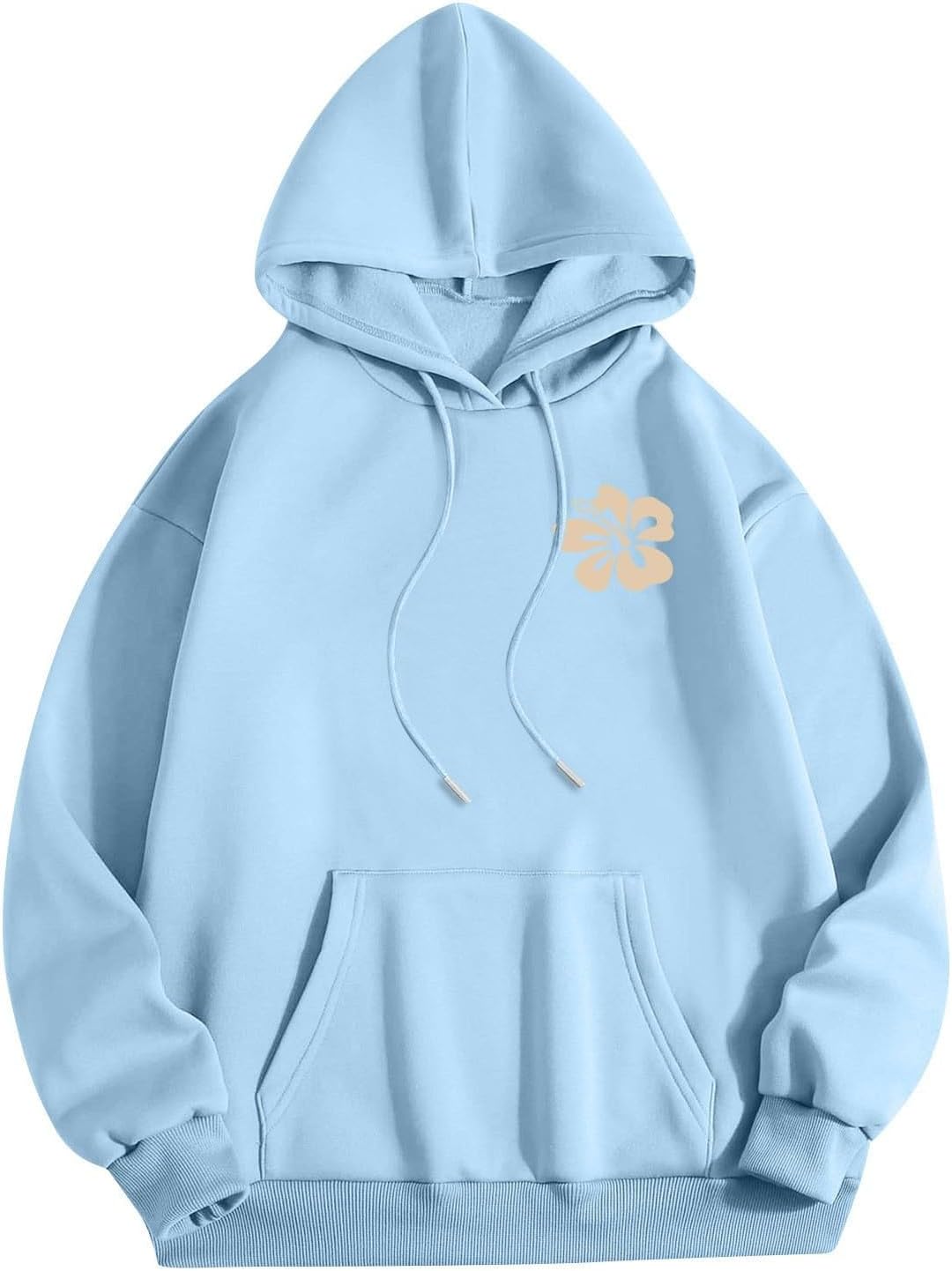 Pink Palm Graphic Hoodie - Y2K Streetwear