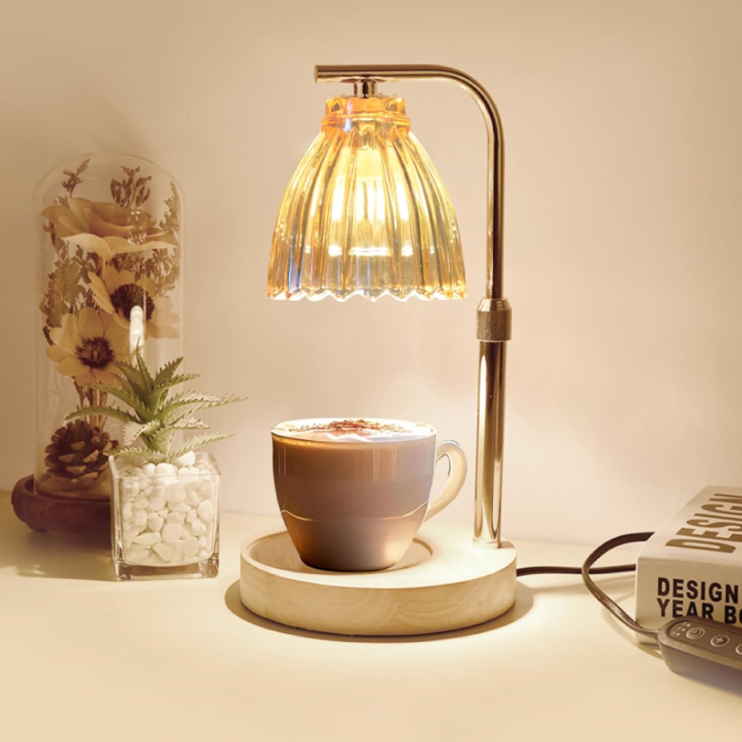 Adjustable Coffee Mug Warmer - 50w Heating Bulb - Gift Idea