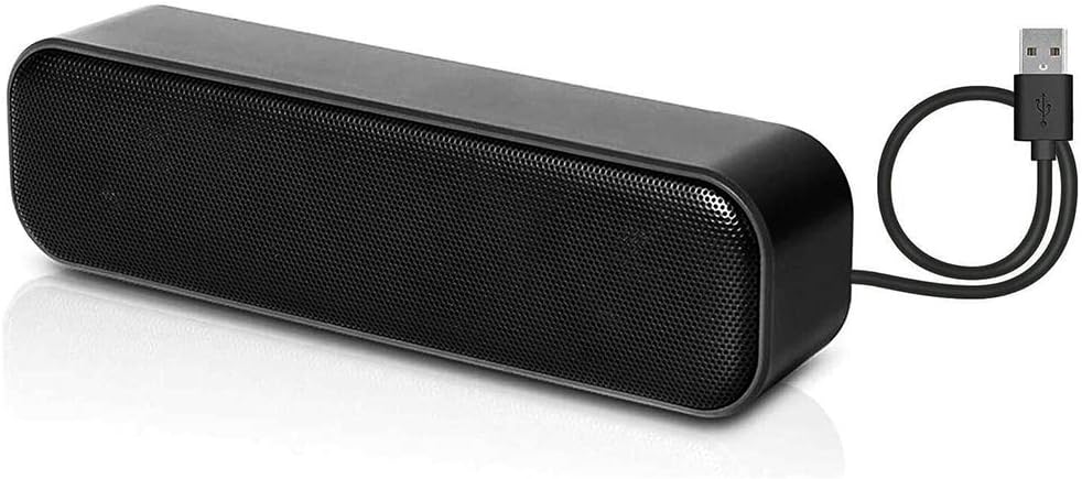 Portable USB Computer Speakers for Rich Stereo Sound