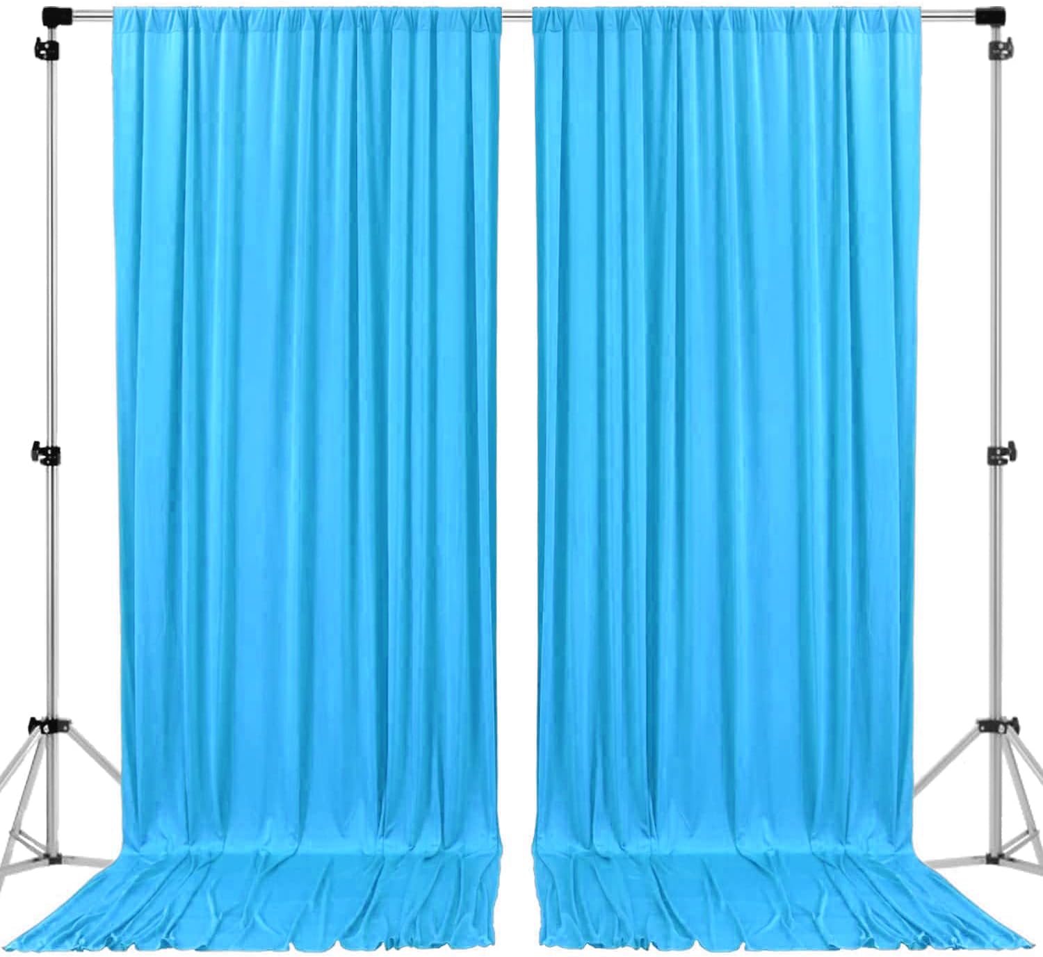 10ft x 8ft IFR Polyester Backdrop Drapes for Weddings & Parties