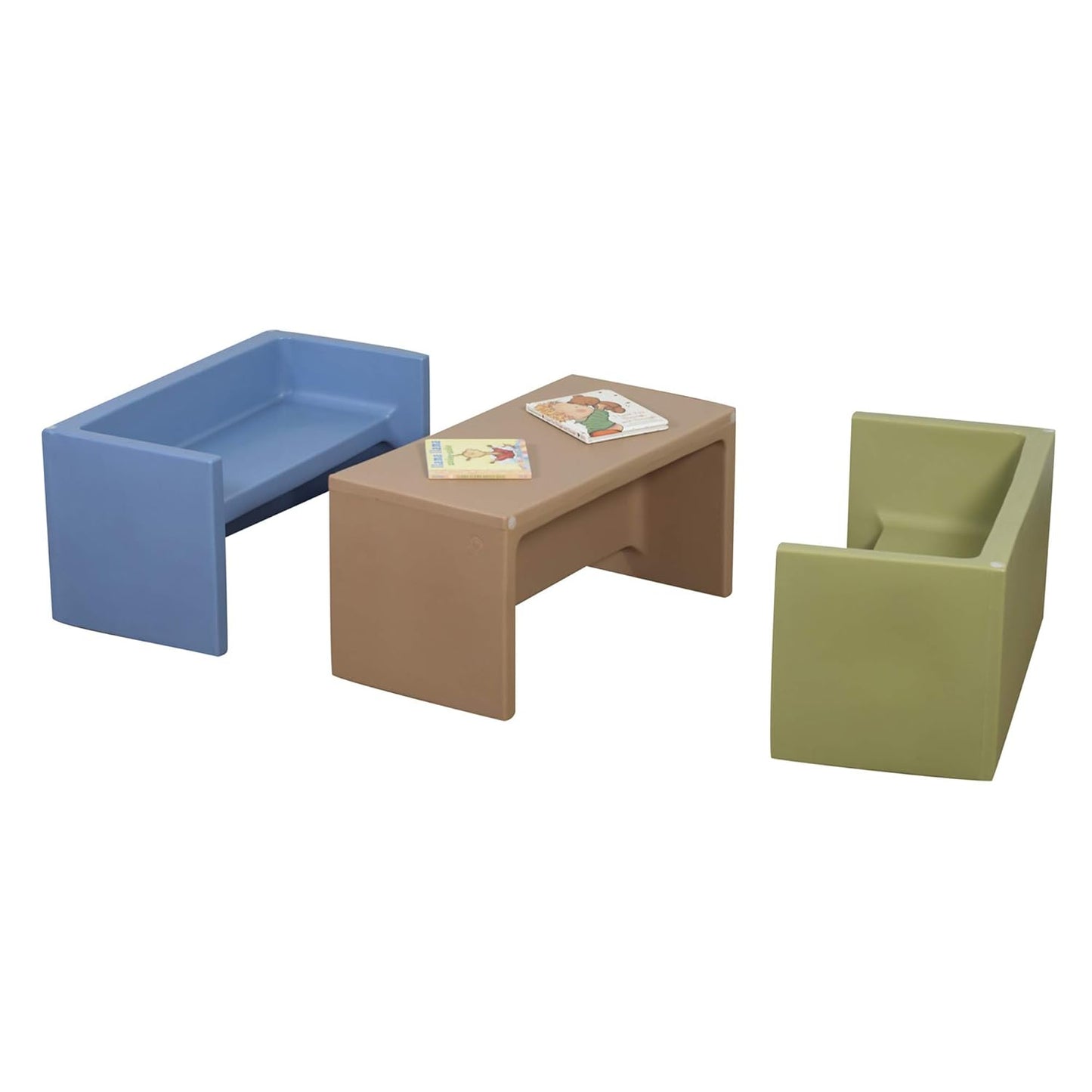 Children's Factory 3-in-1 Adapta-Benches for Kids Seating Set