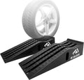 ROBLOCK Heavy Duty Low Profile Car Ramps for Oil Changes - 6.1in Lift