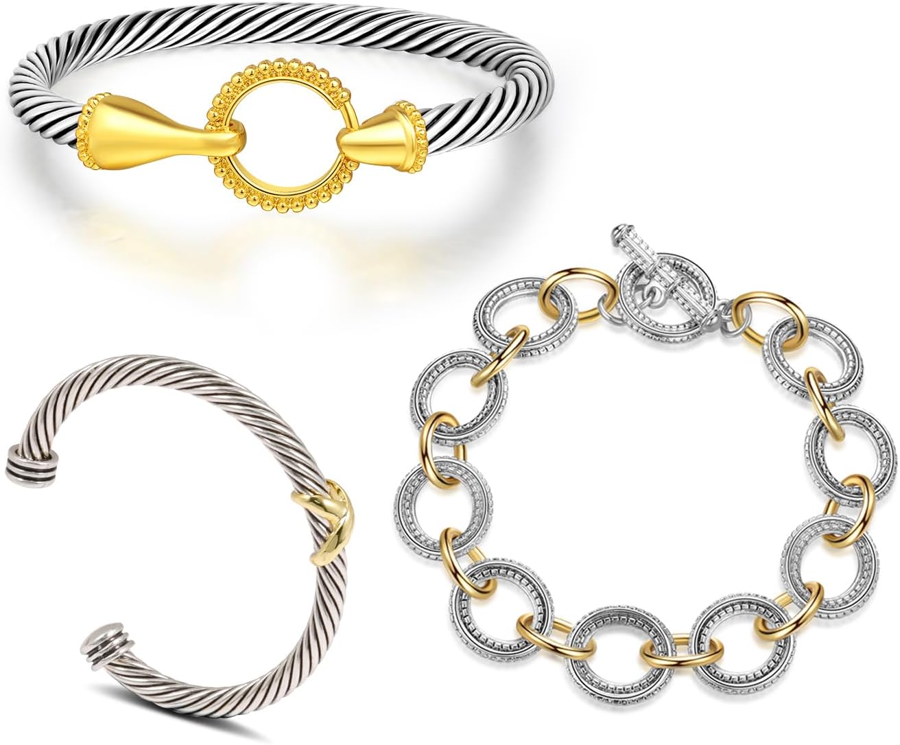 Designer Dupes Adjustable Bracelet Set for Women