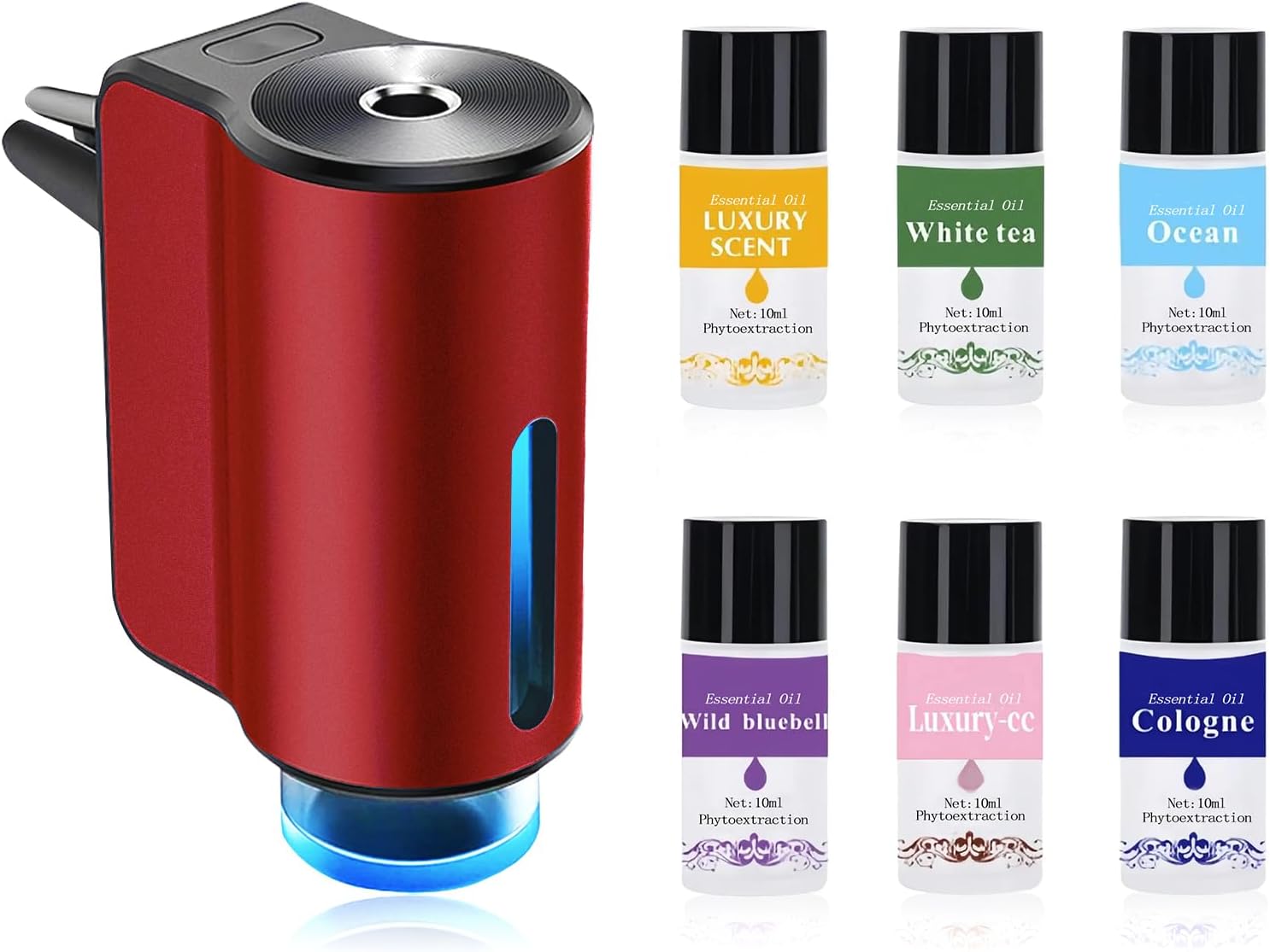 Long-Lasting Car Aromatherapy Clip - 6 Scents