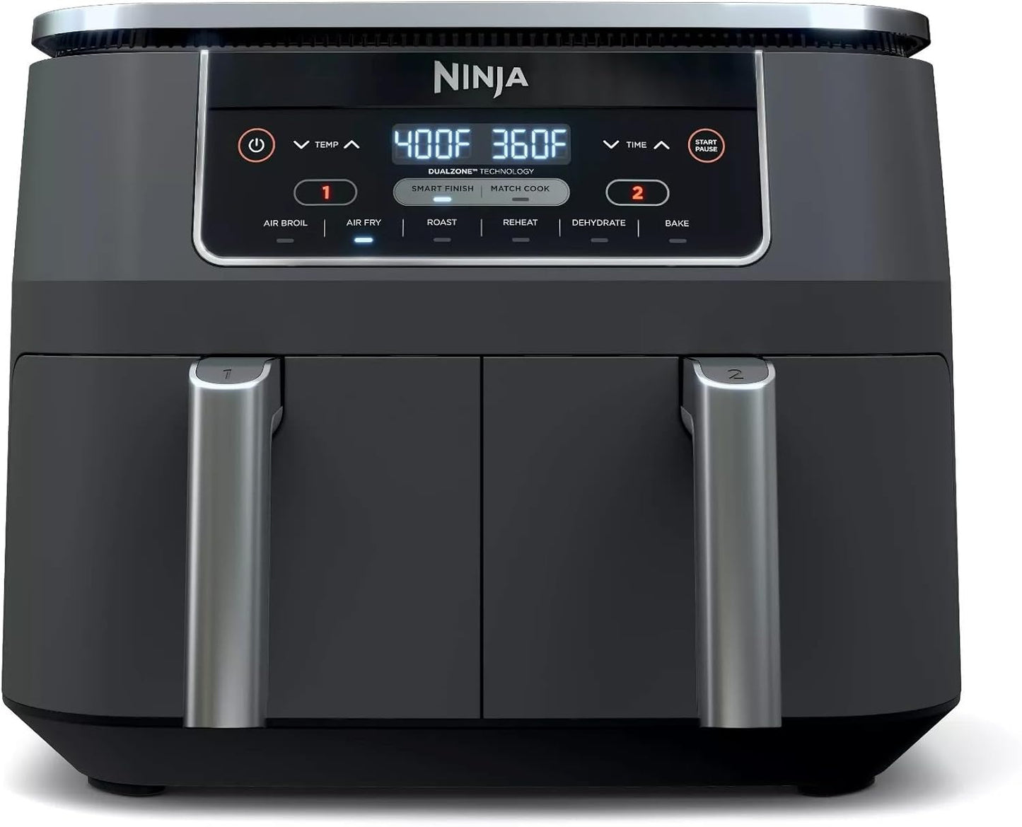 Ninja DZ201 Air Fryer: 6-in-1 with DualZone Tech