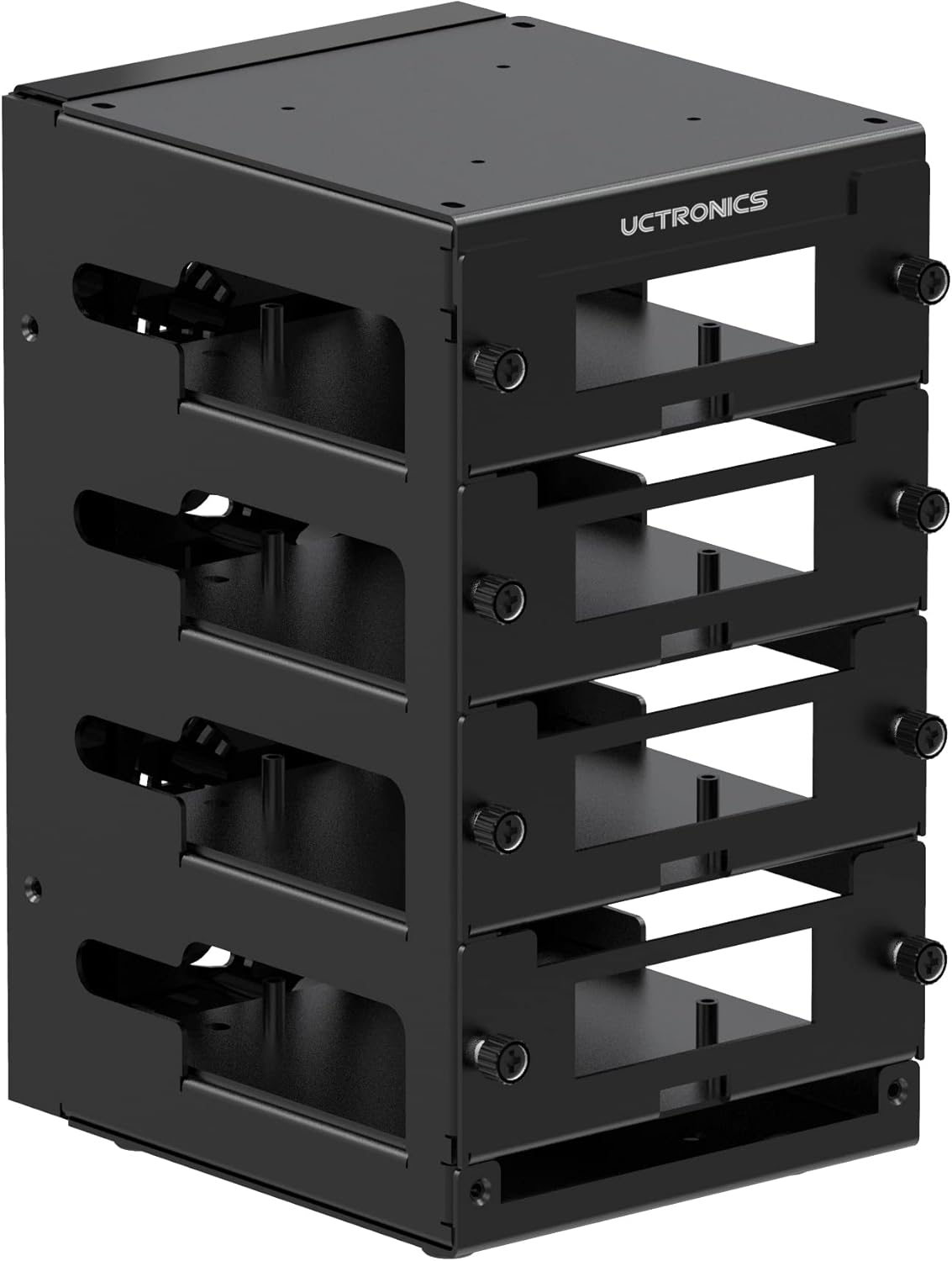 UCTRONICS Raspberry Pi Cluster Case with Cooling Fans and SSD Support