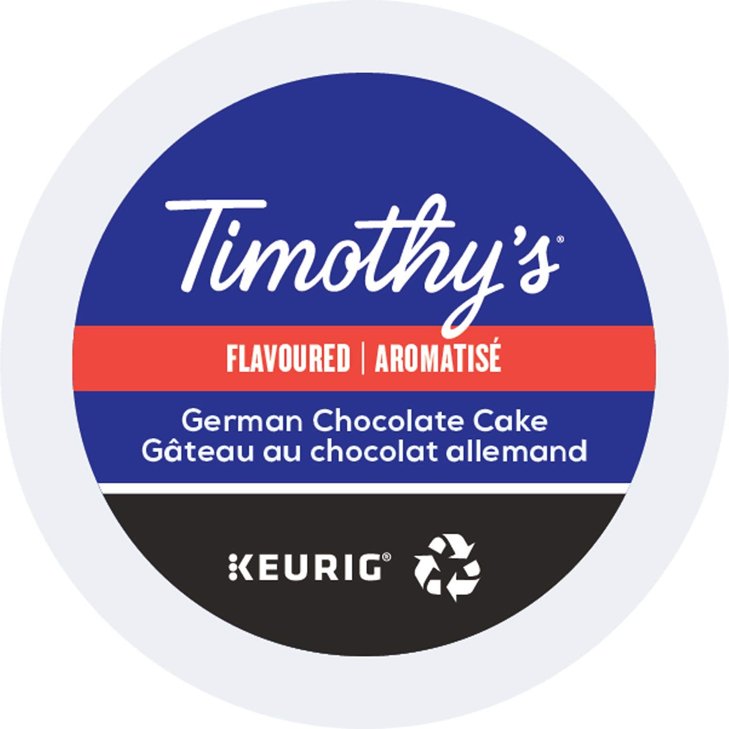 Timothy's German Chocolate Cake Coffee Pods for Delicious Flavor