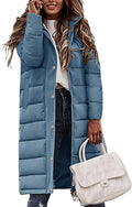 Womens Winter Long Puffer Coat Thicken Quilted Parka - Warm Women's