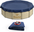 Buffalo Blizzard Deluxe 18 ft Round Winter Pool Cover - Heavy Duty