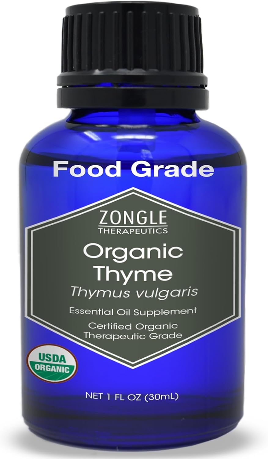 Organic Thyme Essential Oil for Culinary and Aromatherapy Use