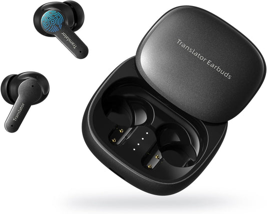 Real Time Translation Earbuds - 144 Languages, No Monthly Fees