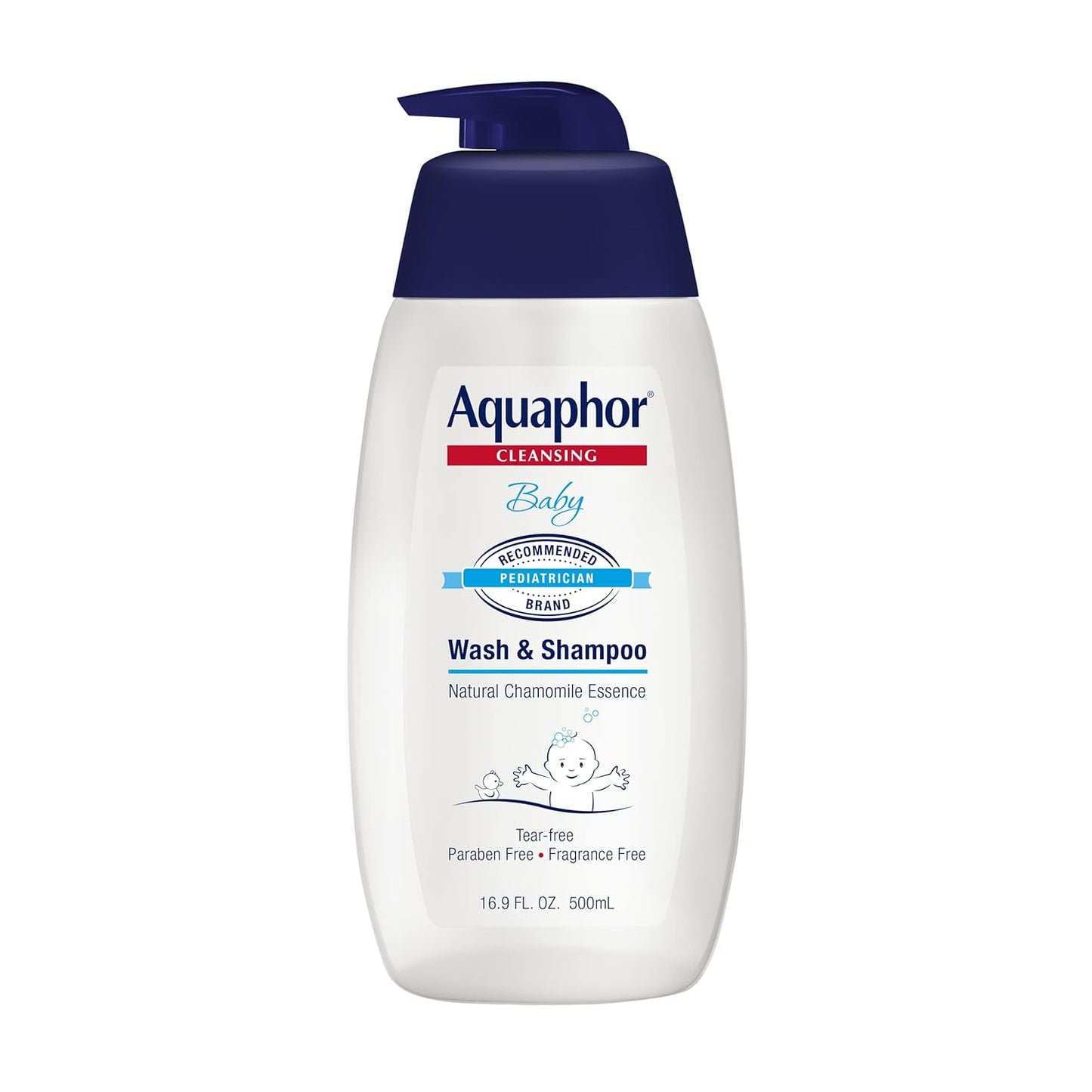 Aquaphor Baby Wash & Shampoo - Gentle 2-in-1 for Sensitive Skin -16.9oz