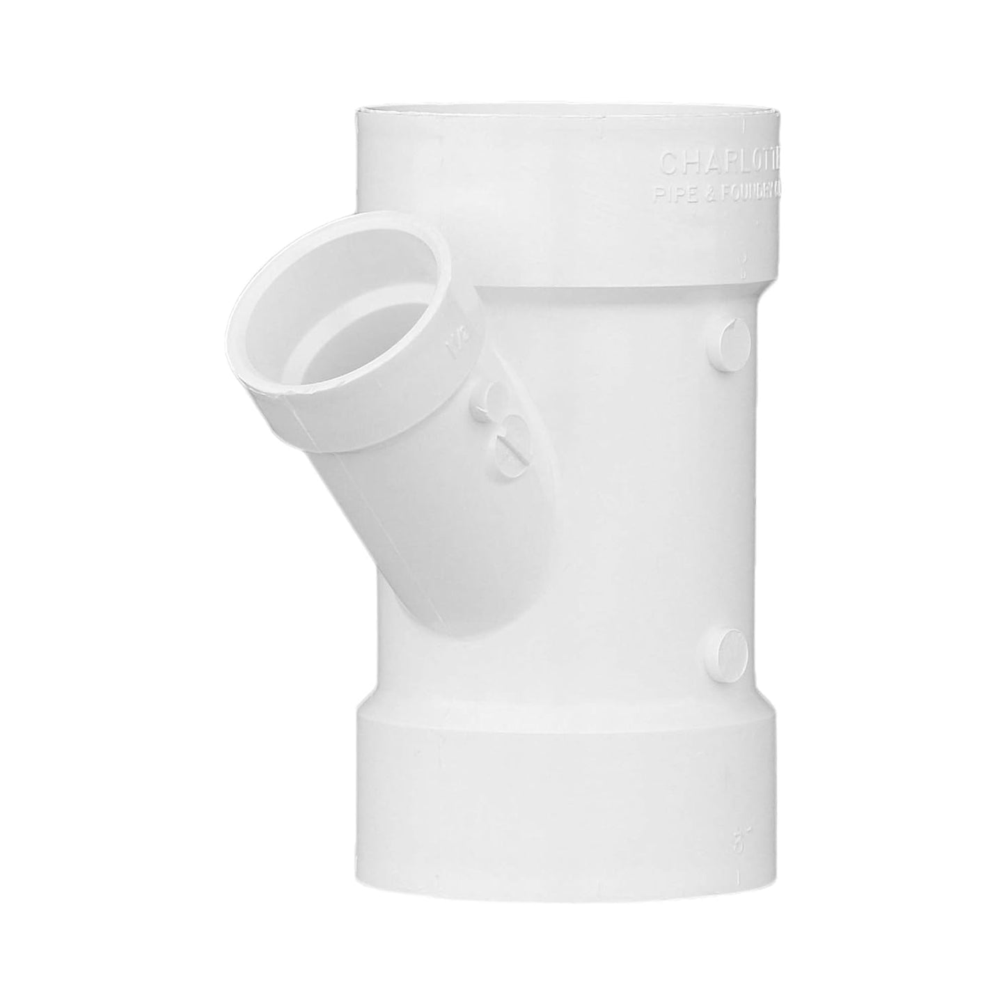 Charlotte Pipe 3 x 3 x 1 1/2 DWV Wye Reducing Fitting