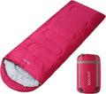 3-4 Season Sleeping Bag for Adults & Kids - Water-Resistant Polyester