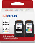 Compatible Ink Cartridges PG-260XL CL-261XL Combo Pack - High Yield