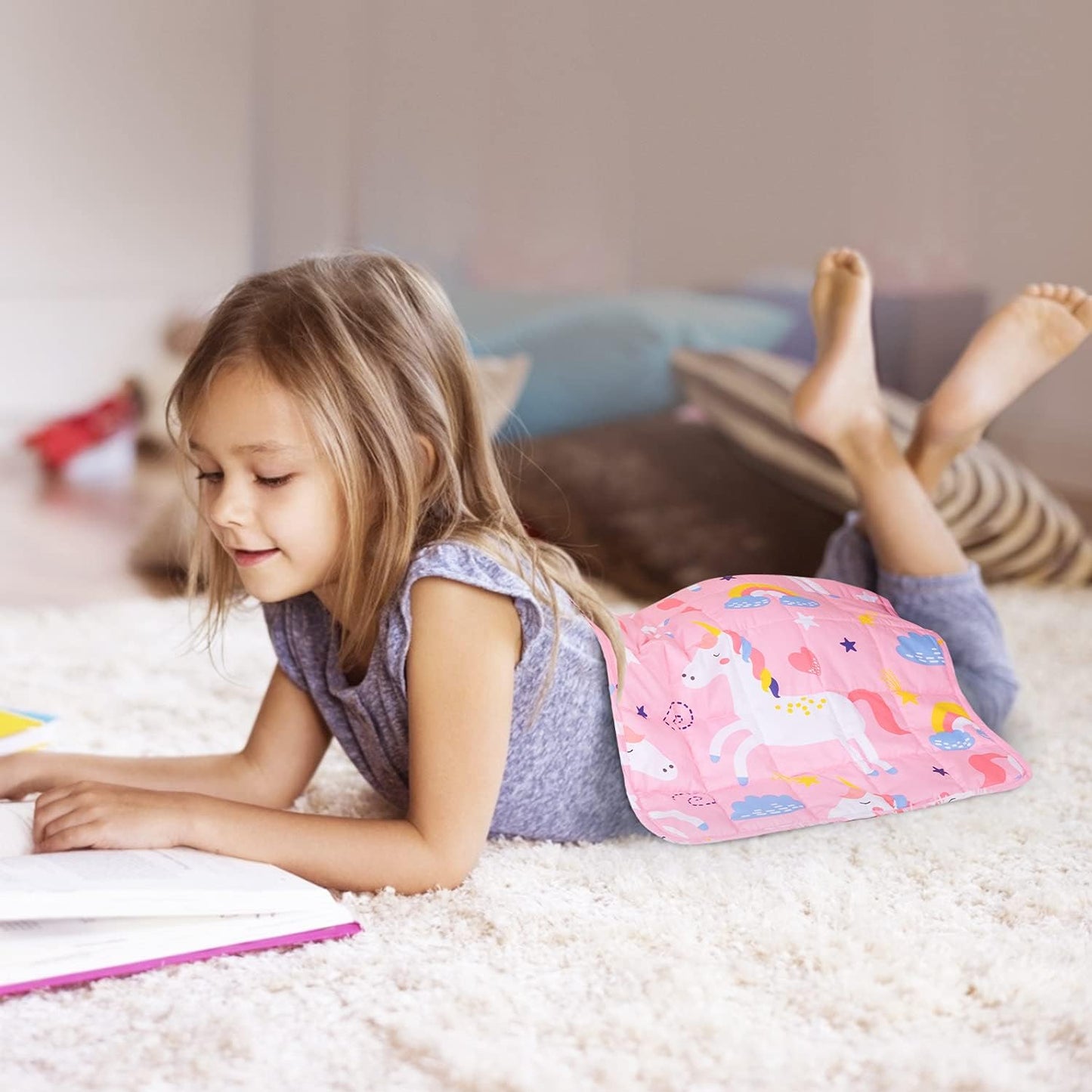 Sivio 100% Cotton Weighted Lap Pad for Sensory Comfort