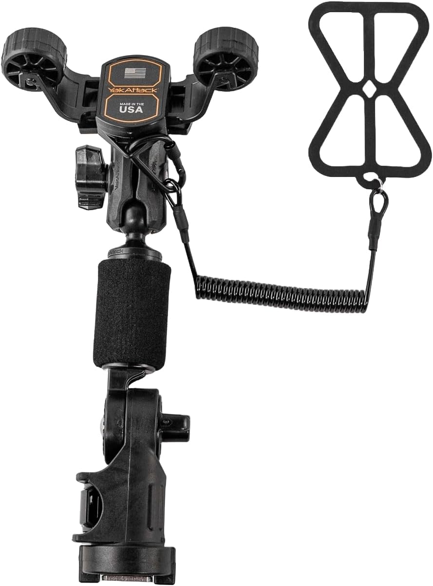 YakAttack RotoGrip Phone Holder Pro for Kayak Fishing & Boating