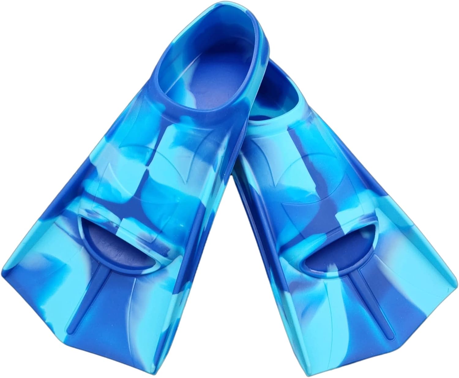 Kids Swim Fins for Beginners - Comfortable Silicone Flippers