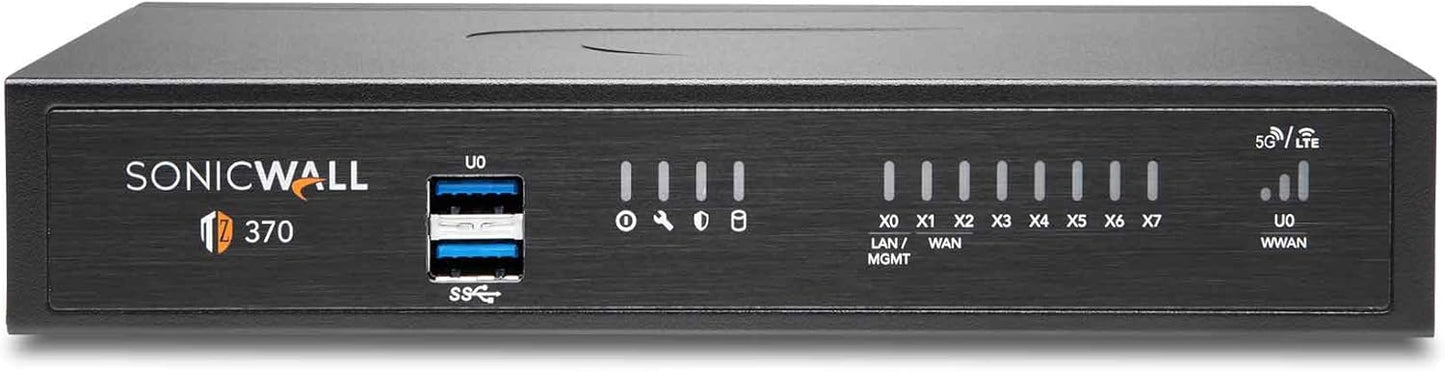 SonicWall TZ370 Gen7 Firewall for Advanced SMB Security Needs