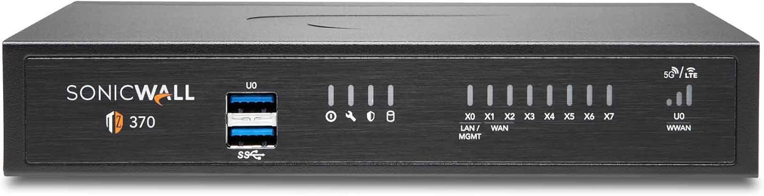 SonicWall TZ370 Gen7 Firewall for Advanced SMB Security Needs