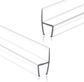Frameless Shower Door Seal Strip 2 Pack 78in H-Type - Water Barrier