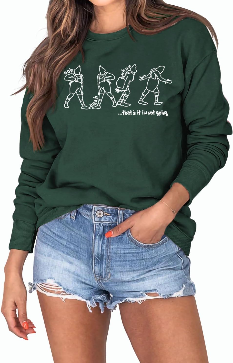 Merry Christmas Tree Sweatshirt by Muhuyi