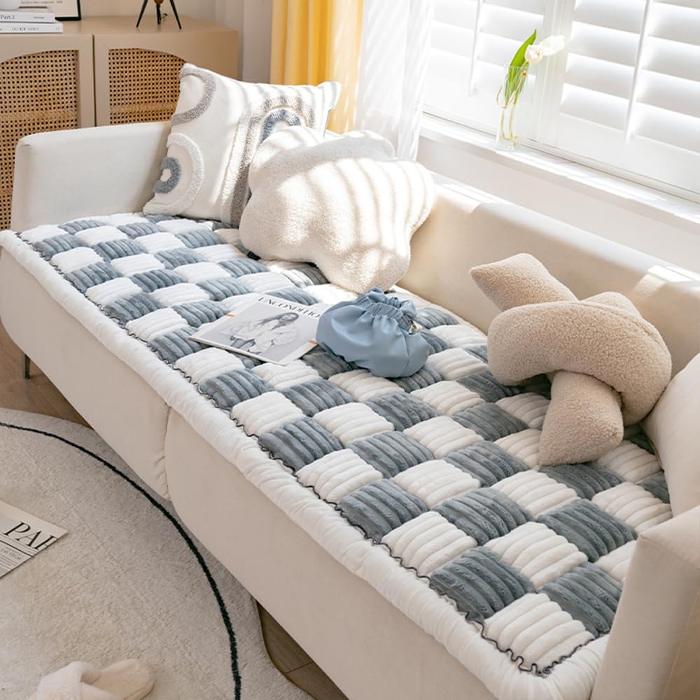 Couch Cover for Dogs Washable, Soft Non Slip Protector Grey