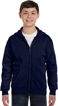Hanes Youth ComfortBlend Full-Zip Hood - Kid-Safe Warmth