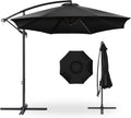 10ft Offset Hanging Market Patio Umbrella - Easy Tilt and Crank
