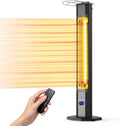 Outdoor Electric Patio Heater 42in 1500W Infrared Tower - Quiet Warmth
