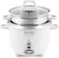 Aroma Housewares 6-Cup Select Stainless Rice Cooker - Compact, Durable