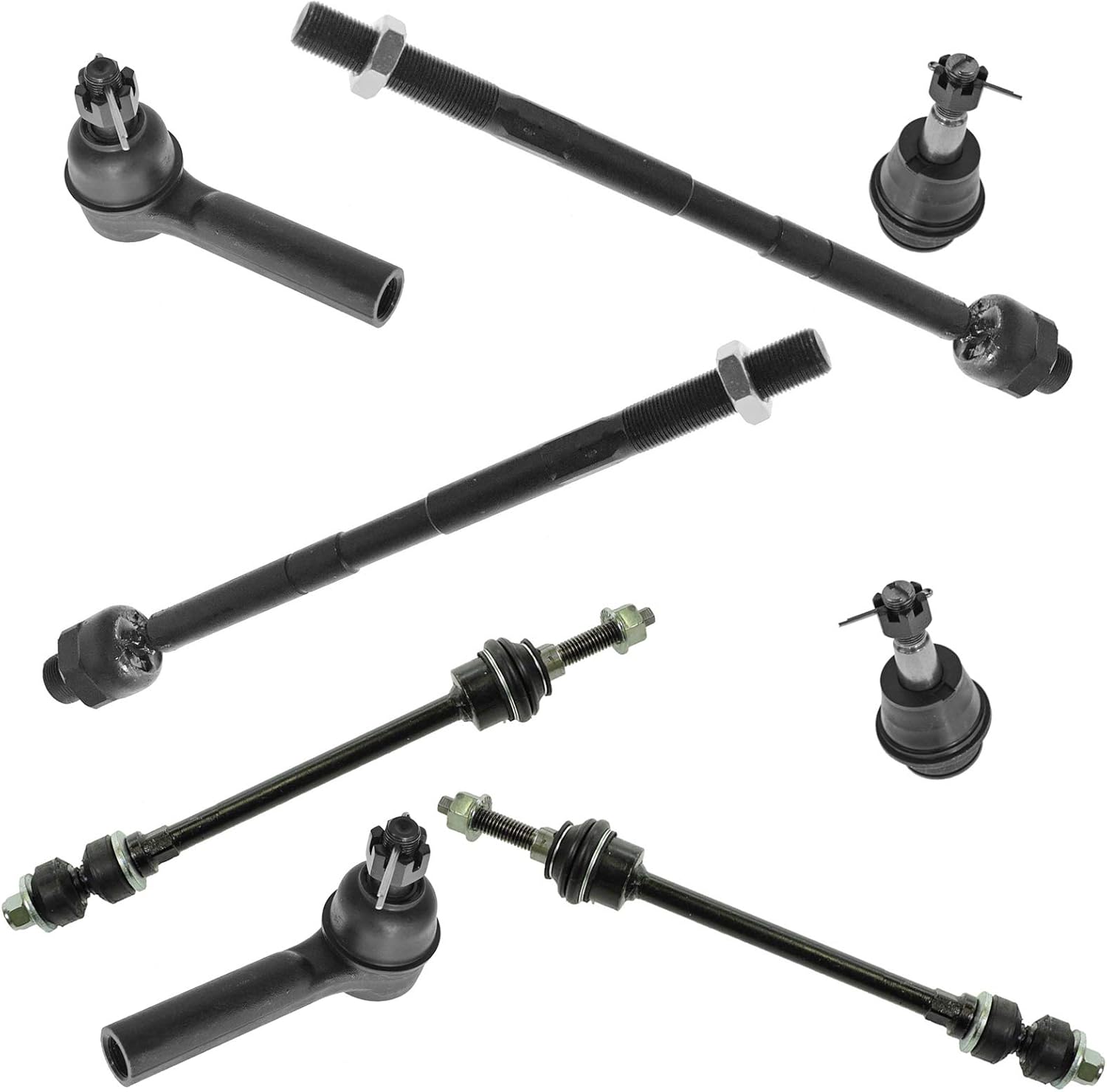 TRQ Front Steering & Suspension Kit for Dodge Ram 1500 2002-2005