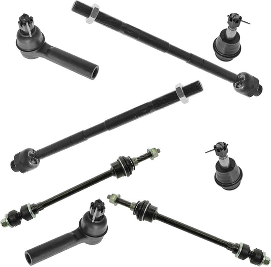 TRQ Front Steering & Suspension Kit for Dodge Ram 1500 2002-2005