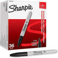 Sharpie Permanent Marker Fine Point Black - 36 Count pack