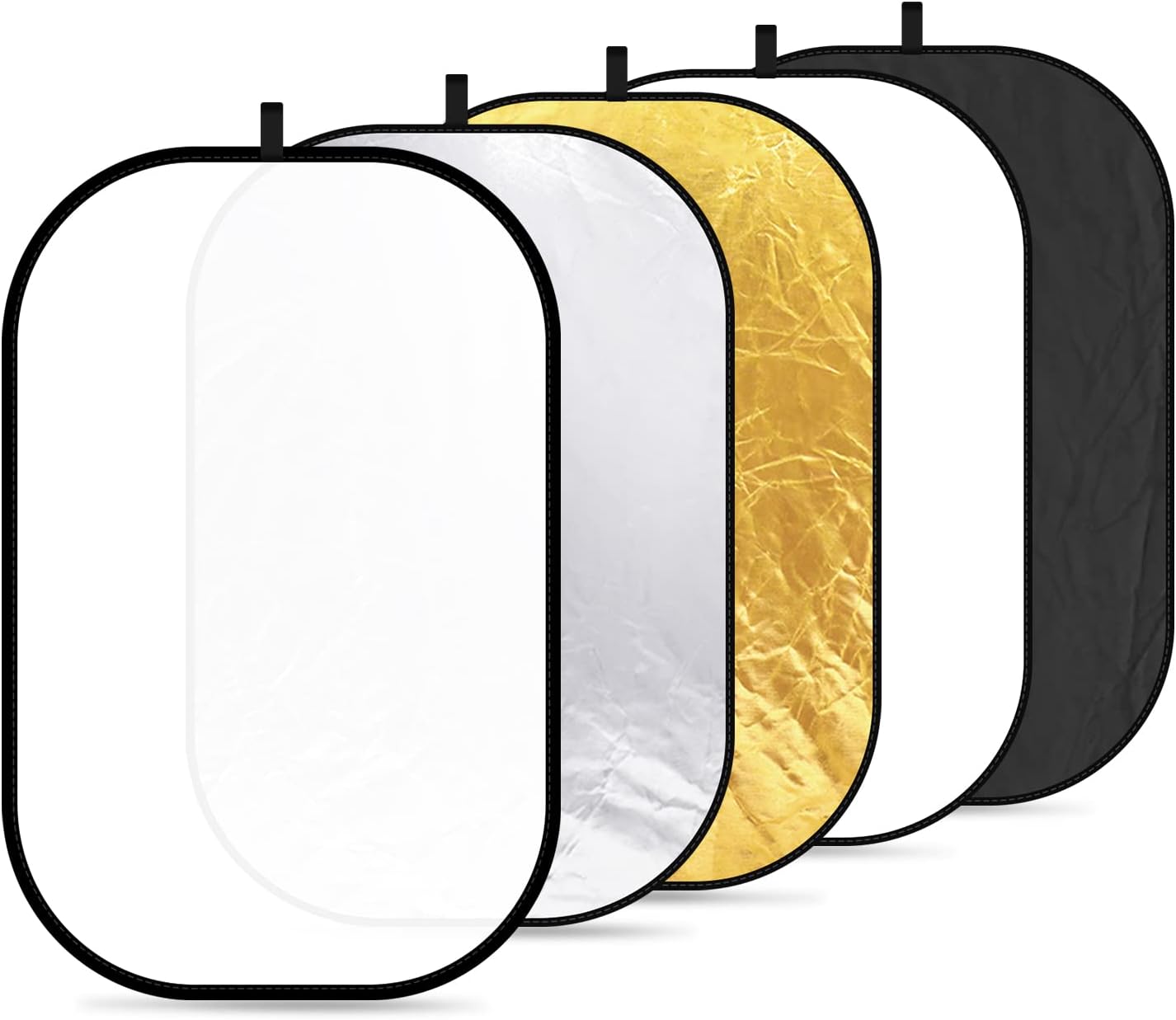 NEEWER 47inx71in Light Reflectors for Photography - 5 in 1 Collapsible