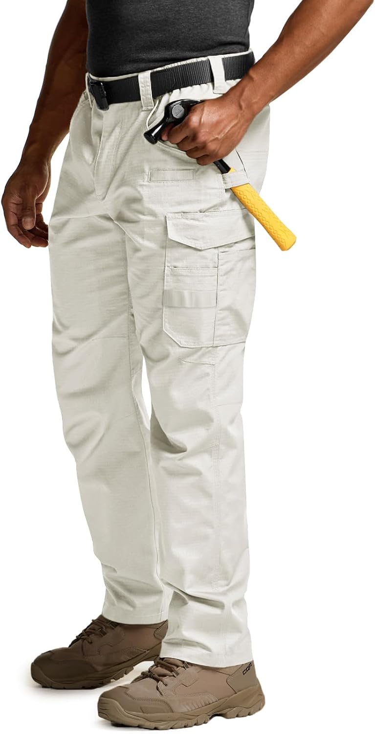 CQR Men's Quick Dry Work Pants for Tactical Outdoor Activities