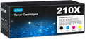 210X Toner Cartridges 4 Pack for HP 210A 210 - High Yield Replacement