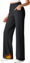G4Free Fleece Lined Pants Women Wide Leg Work Trousers - Warm Women's