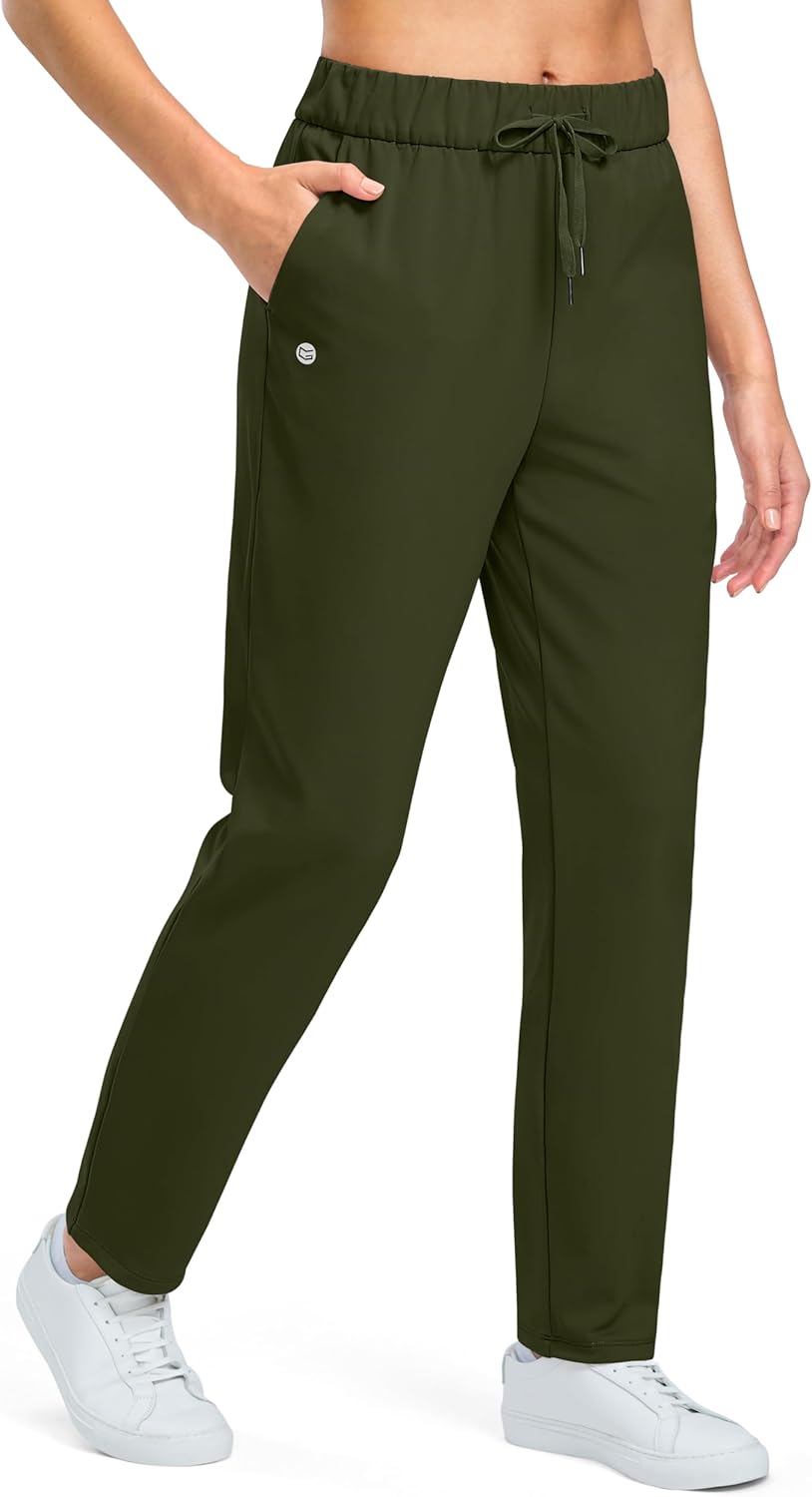 G Gradual Fleece Lined Pants for Women - Warm Golf Sweatpants