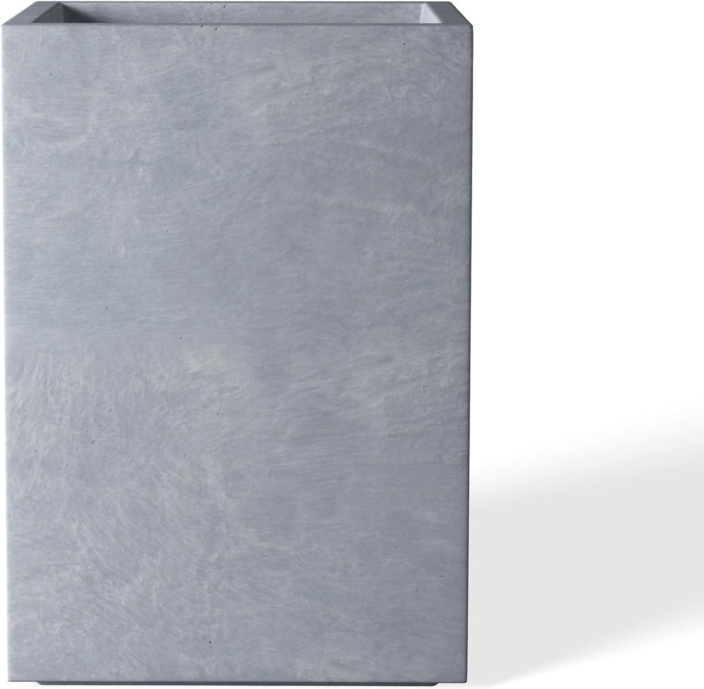 Kante 18.5 H Tall Rectangular Concrete Planters for Home