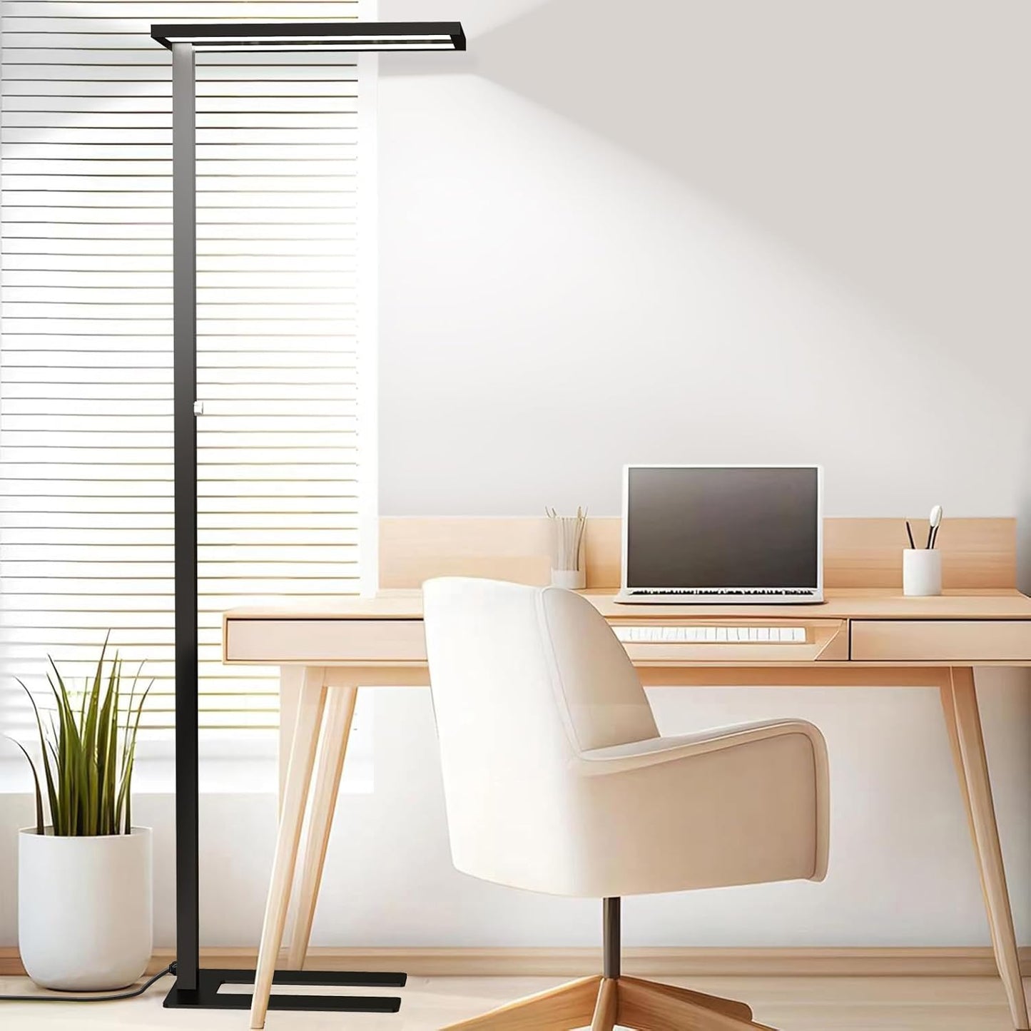 Bright 76in Eye-Care LED Floor Lamp for Modern Spaces