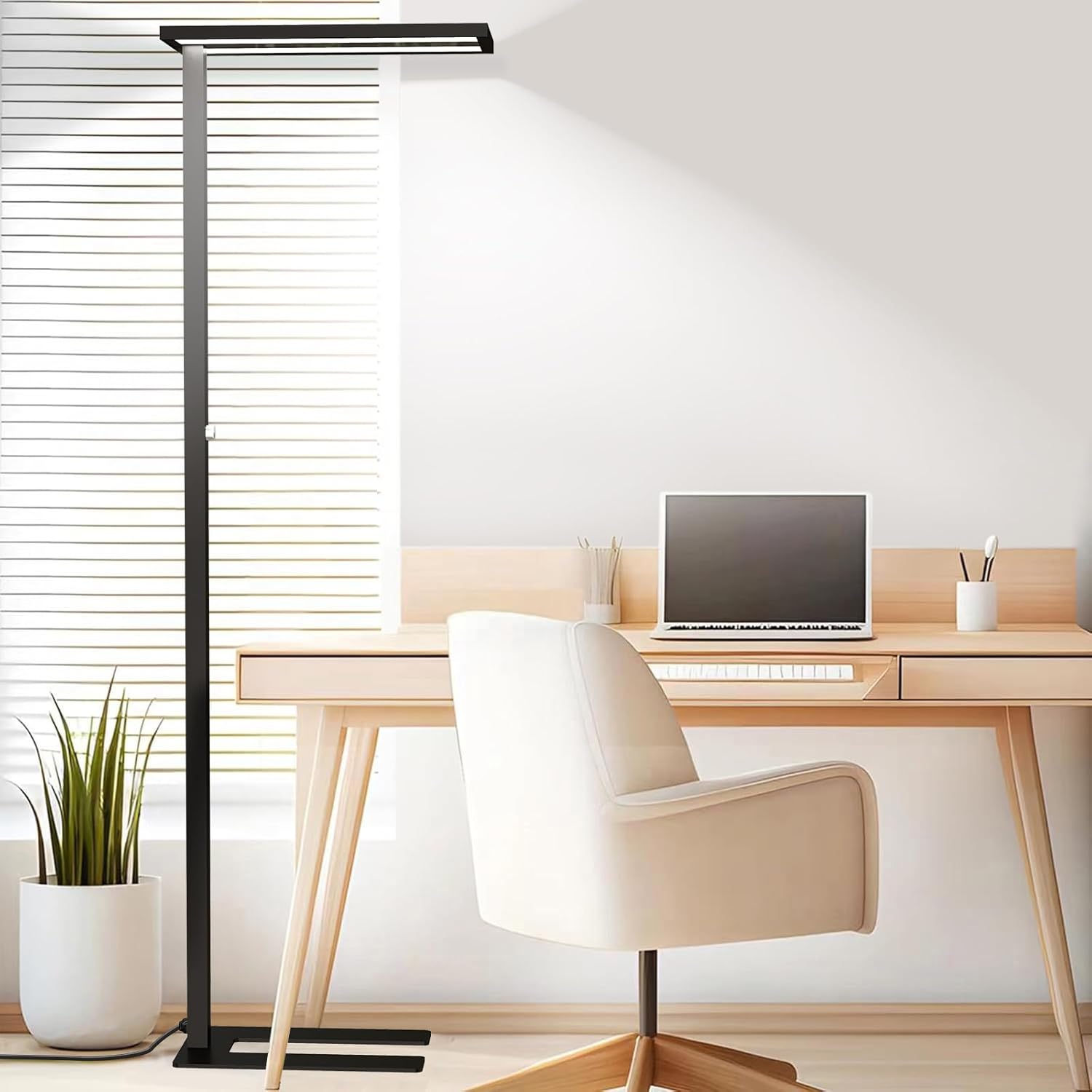 Bright 76in Eye-Care LED Floor Lamp for Modern Spaces