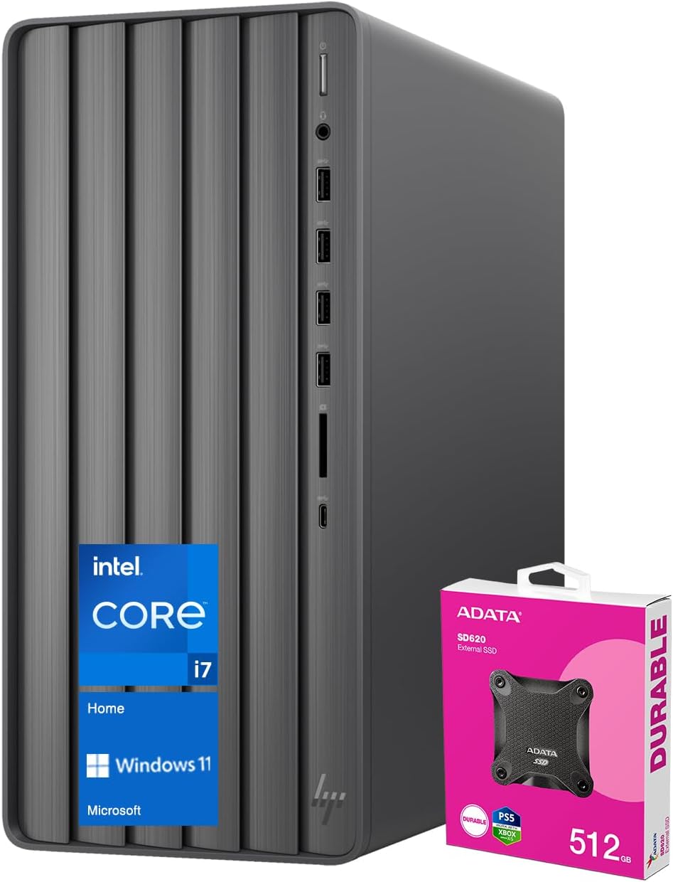 HP Envy Tower Desktop with Intel i7-14700 and 64GB RAM