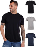 Mens Athletic Fit Crew Neck T-Shirt - Soft Cotton Blend